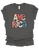 Womens Cute Colorful Vintage America In Rugged Bubble Letters Ladies Short Sleeve T-Shirt