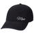 Womens Cute Heart Names In Cursive Mother's Day Embroidered Black Otto Baseball Cap