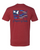 Mens Droppin Drake USA Duck Call Flag Blue Letters Cotton Polyester Blend Short Sleeve T-Shirt