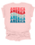 Trenz Shirt Company Womens Cute America Stacked Groovy Short Sleeve T-Shirt