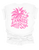 Trenz Shirt Company Womens Pink Print Palm Tree Tan & Tipsy Short Sleeve T-Shirt