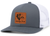 Heritage Pride Mens Hooked Trout Fishing Leather Patch Mesh Back Trucker Hat