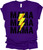 Trenz Shirt Company Lightning Stacked Softball Mama Womens Short Sleeve T-shirt Trenz Shirt Company Lightning Stacked Softball Mama Womens Short Sleeve T-shirt