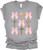 Trenz Shirt Company Coquette Cross and Bows Short Sleeve T-shirt Trenz Shirt Company Coquette Cross and Bows Short Sleeve T-shirt