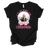 Trenz Shirt Company Womens Trump Be Home For Christmas Snow Globe Short Sleeve T-Shirt