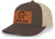 Droppin Drake Hunting Hat Duck Fishing Hook Engraved Leather Patch Mens Mesh Back Trucker Hat