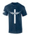 Trenz Shirt Company Mens Christian Tshirt Cross With Crown of Thorns Jesus Short Sleeve T-shirt