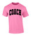 Trenz Shirt Company Coach T-shirt Distressed Sports Team Head Coach Short Sleeve T-shirt