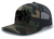 Mens Patriotic Distressed German Shepherd Rugged USA Flag Mens Mesh Back Trucker Hat