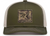 Heritage Pride Men's Hunting Trucker Hat - Simple Mallard Duck Engraved Camo Leather Patch, Mesh Back Design