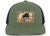 Heritage Pride Heritage Pride Running Boar Outdoors Hunting Engraved Camo Leather Patch Mesh Back Trucker Hat