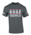 Patriot Pride Mens Graphic T-Shirt - Distressed DOGE Red, White, and Blue Stripes