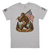 Patriot Pride Men's 4th of July Sasquatch Hiking T-Shirt - Funny American Bigfoot with Beer and USA Flag - Short Sleeve Tee