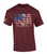 Trenz Shirt Company Men's Since 1776 Distressed USA Flag Short Sleeve T-Shirt -  Patriotic Tees For Men
