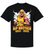Trenz Shirt Company Mens Graphic T-Shirt - Rest In Peace, Flaming Brother Hogan 1953-2025 Design