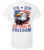 Patriot Pride Men's Graphic T-Shirt - American Flag Distressed Splatter With Eagle, 1776-2026 250 Years of Freedom