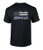 Thin Blue Line Distressed American Flag Police Tee Shirt