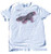 Solar Butterfly Color Changing On White Ladies Tee Shirt Solar Butterfly Color Changing On White Ladies Tee Shirt