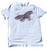 Solar Butterfly Color Changing On White Ladies Tee Shirt Solar Butterfly Color Changing On White Ladies Tee Shirt