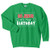 Trenz Shirt Company Go Jesus It's Your Birthday Ugly Christmas Crewneck Sweatshirt Irish Green