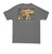 Campus Collection Alabama Map Elephant SS Tee Shirt Gray