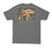 Campus Collection Alabama Map Elephant SS Tee Shirt Gray