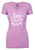 Funny Time to Wine Down Ladies Perfect Sporty Vee Neck Tee Shirt Tahiti
