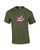 American Flag Pot Leaf Marijuana Adult Tee Shirt Military