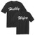 Trenz Shirt Company Hubby and Wifey Matching Couple Shirts Unisex Tee Shirts Black/Black M