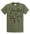 Army Military Camoflauge Skull T-shirt Skeleton Special Operations War Skeleton Armed Militia Tee Shirt