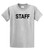 Staff Tee Shirt Concert Party Event Festival Etc. Black