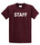 Staff Tee Shirt Concert Party Event Festival Etc. Black
