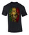Fantasy Rasta Lion Graphic Short Sleeve Adult Tee Shirt Black