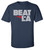 Patriots Beat LA Adult Unisex Short Sleeve Tee Shirt Navy