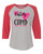 Cuter Than Cupid Valentine's Day Women's Raglan Shirt Vintage Heather/Vintage Red