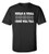 Political Build A Wall Crime Will Fall Adult Unisex Short Sleeve Tee Shirt Black