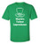 Funny St. Patrick's Day World's Tallest Leprechaun Adult Short Sleeve Tee Shirt Green