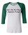 Trenz Shirt Company Funny Social Media Kylie's Best Friend Ladies Raglan White/Kelly Green