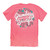 Itsa Girl Thing Grandmas Beautiful Short Sleeve Tee Shirt Coral