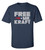 Funny Free Mr. Kraft Adult Short Sleeve Tee Shirt Navy