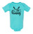Trenz Shirt Company Easter 1st Time Bunny Infant Baby Onesie Aqua 12 Months