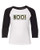 Trenz Shirt Company Halloween Boo Youth Unisex Baseball Tee White