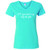 Trenz Shirt Company Funny Eff You See Kay Ladies Vee Neck Jersey Tee Aqua Trenz Shirt Company Funny Eff You See Kay Ladies Vee Neck Jersey Tee Aqua