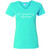 Trenz Shirt Company Funny Eff You See Kay Ladies Vee Neck Jersey Tee Aqua Trenz Shirt Company Funny Eff You See Kay Ladies Vee Neck Jersey Tee Aqua