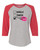 Involved with Food Valentine's Day Women's Raglan Shirt Vintage Heather/Vintage Red