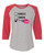 Involved with Wine Valentine's Day Women's Raglan Shirt Vintage Heather/Vintage Red