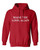 Trenz Shirt Company Funny Political Made You Look Again Adult Hooded Pullover Red
