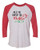 Holiday Meet Me Under The Mistletoe Adult Baseball Tee Red