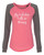 Calls Me Mommy Valentine's Day Women's Raglan Long Sleeve Shirt Black/Granite
