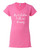Calls Me Mommy Valentine's Day Women's Vee Neck Shirt Azalea